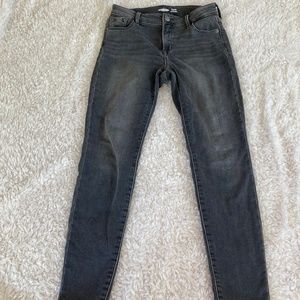 old navy grey skinny jeans